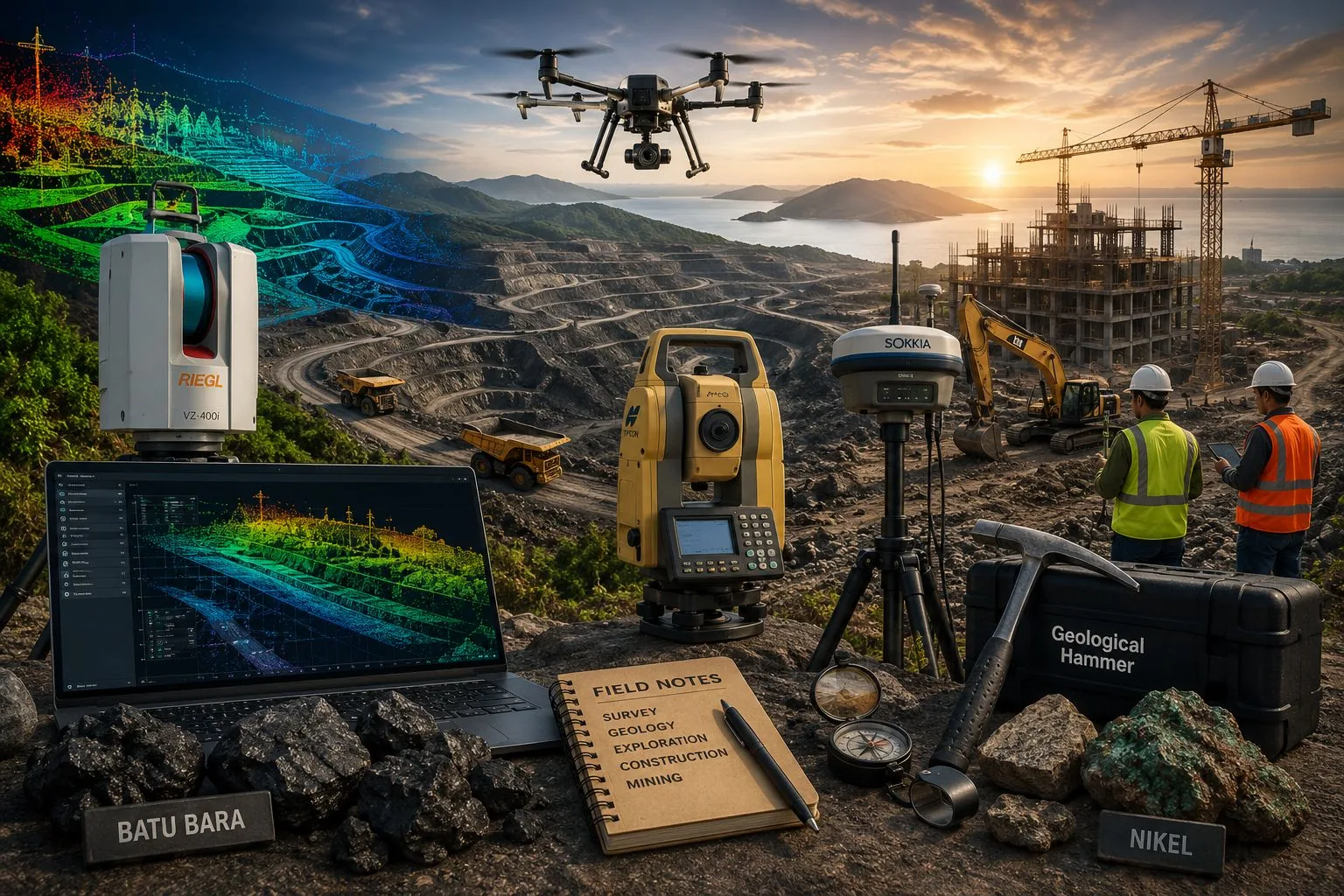Lidar Nusantara LiDAR Survey Mining dan Geospatial